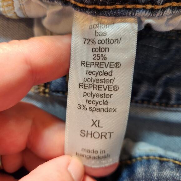 MAURICES Super High Rise Blue Medium Wash Stretch Pull On Jeans Womens XL SHORT - Picture 5 of 12